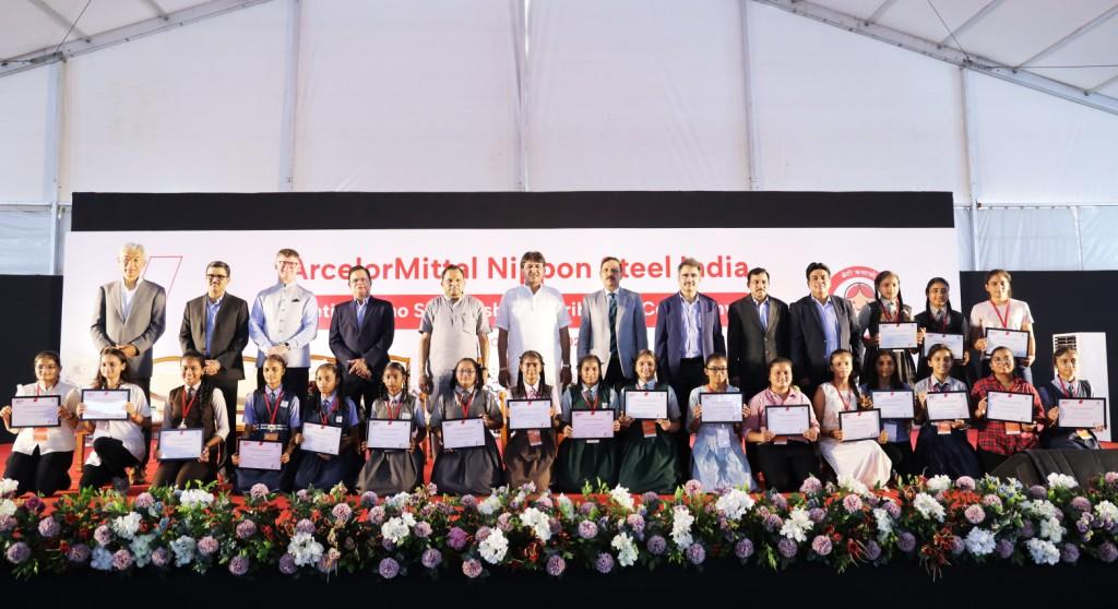 ArcelorMittal Nippon Steel India awards ‘Beti Padhao’ scholarships to 377 students